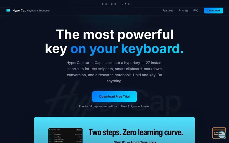 Screenshot of HyperCap