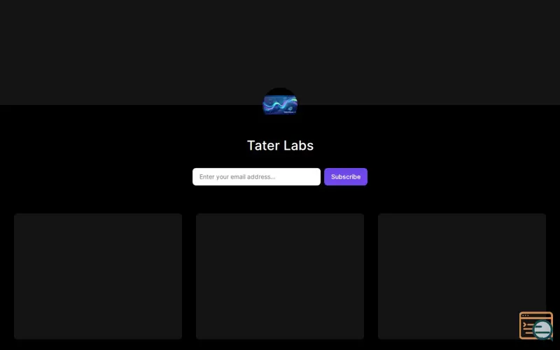 Screenshot of TaterWave AI