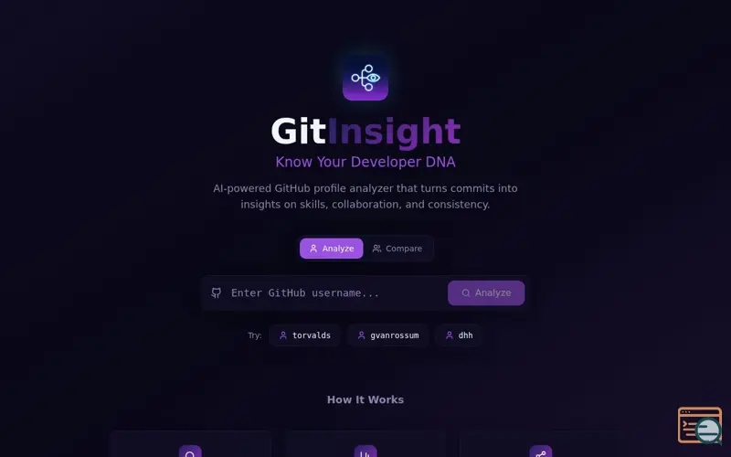 Screenshot of GitInsight