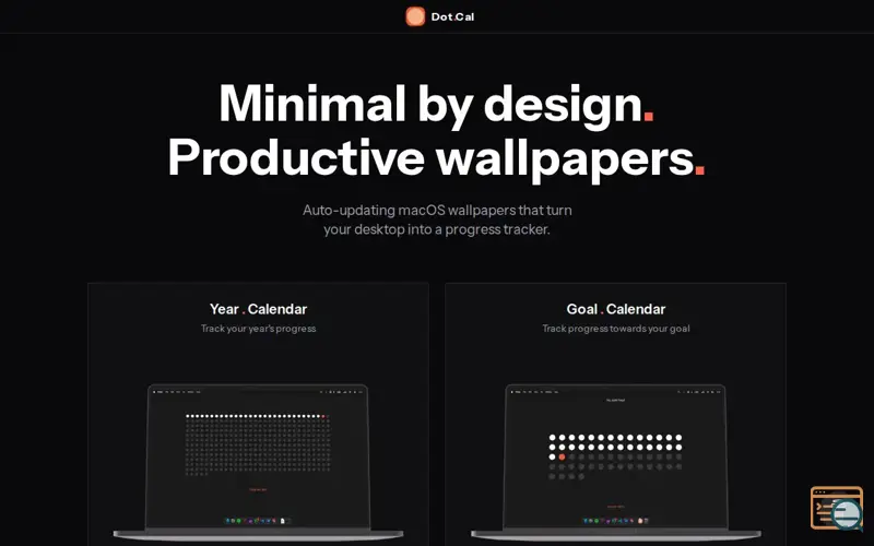 Screenshot of Dot Cal