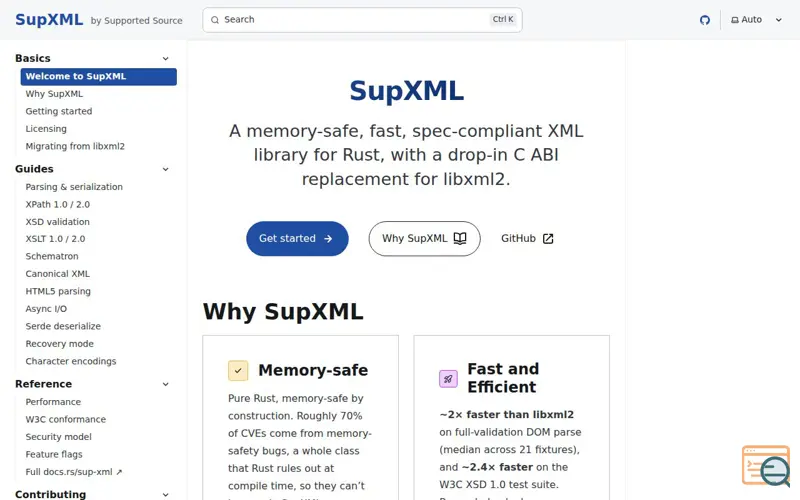 Screenshot of Supso