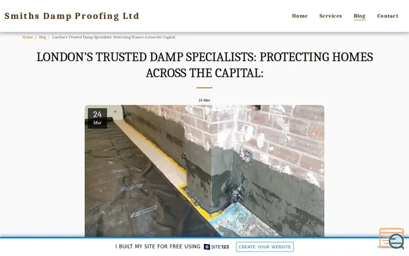 Screenshot of London's Most Trusted 