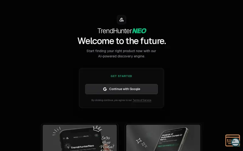 Screenshot of TrendHunterNeo