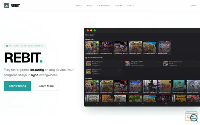 Screenshot of Rebit Play