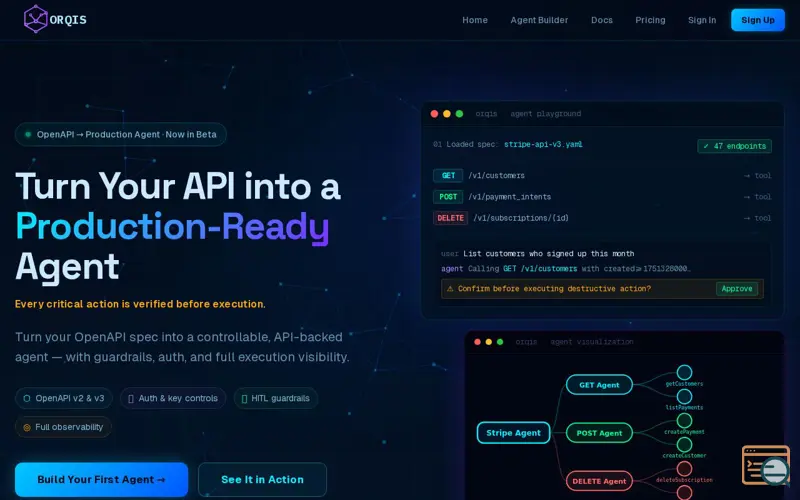 Screenshot of Orqisai