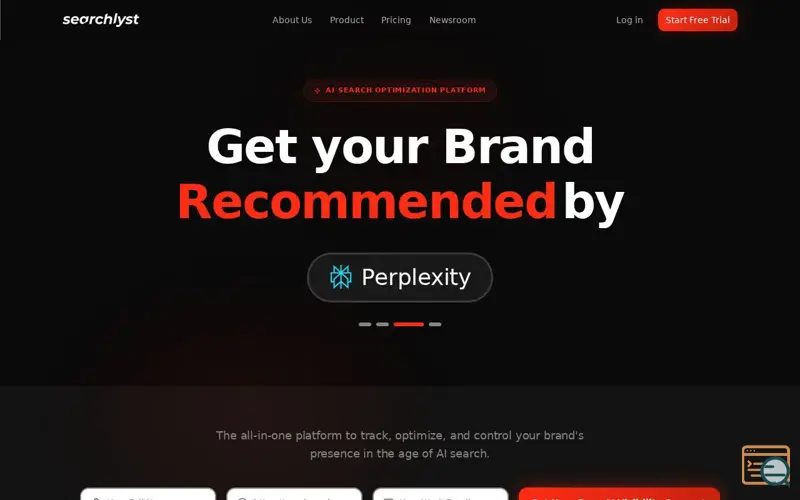 Screenshot of Searchlyst