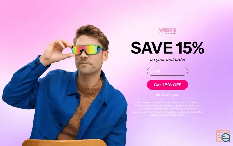 Screenshot of Ask Tyler Durden Sunglasses