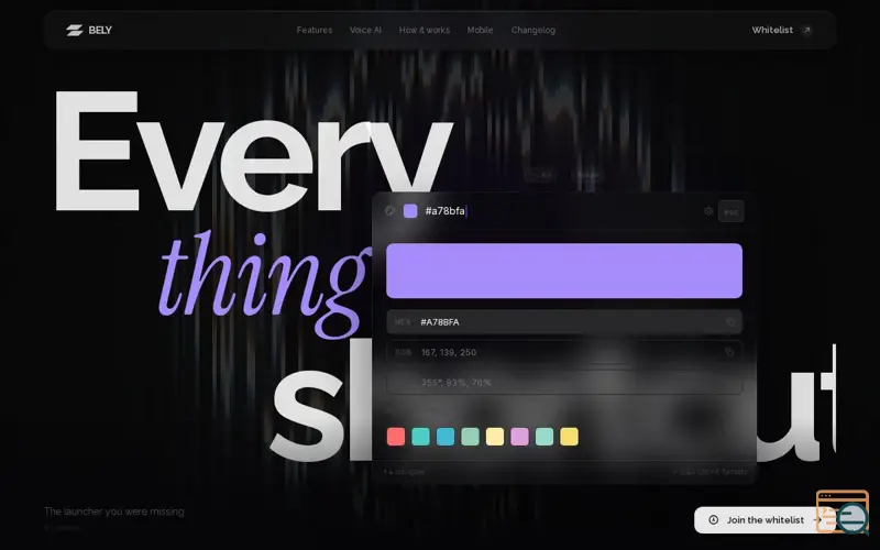 Screenshot of Bely Launcher