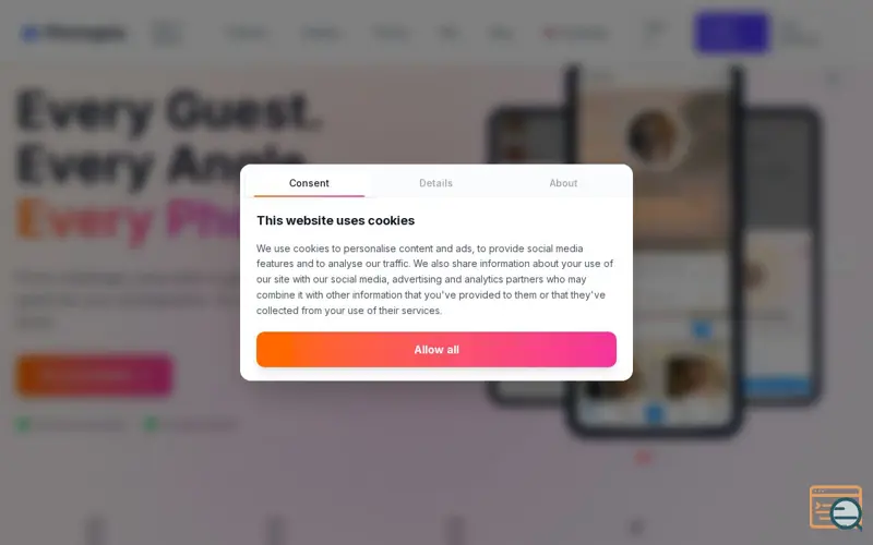 Screenshot of Photogala