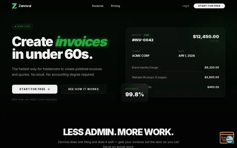 Screenshot of Zennvoi