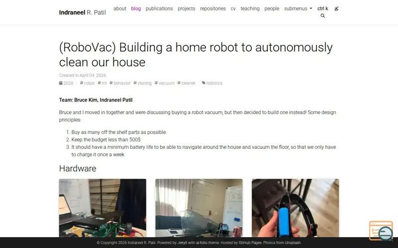 Screenshot of We built a camera only robot vacuum for less than 300$ (Well almost)