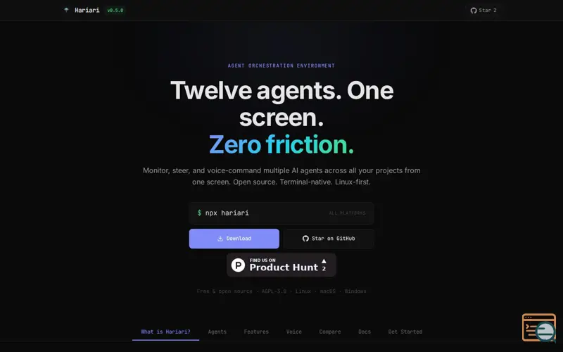 Screenshot of HariAri - Run 12 agents side by side 