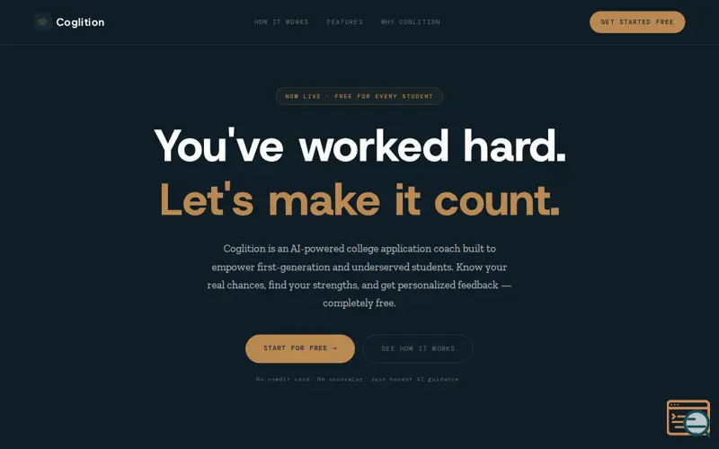 Screenshot of Coglition