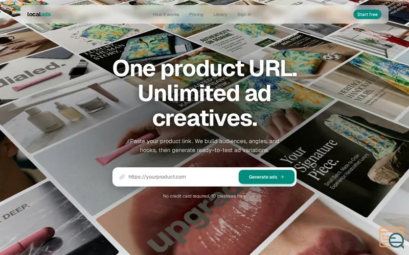 Screenshot of LocalAds