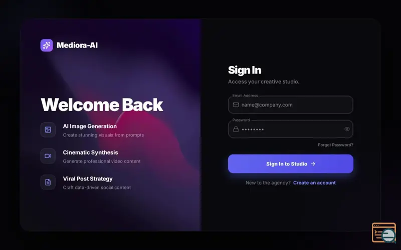 Screenshot of Mediora AI