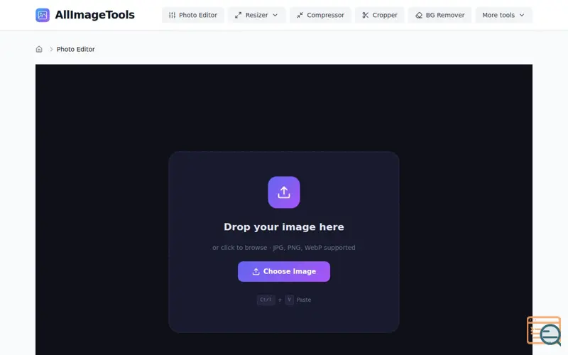 Screenshot of Free Online Photo Editor