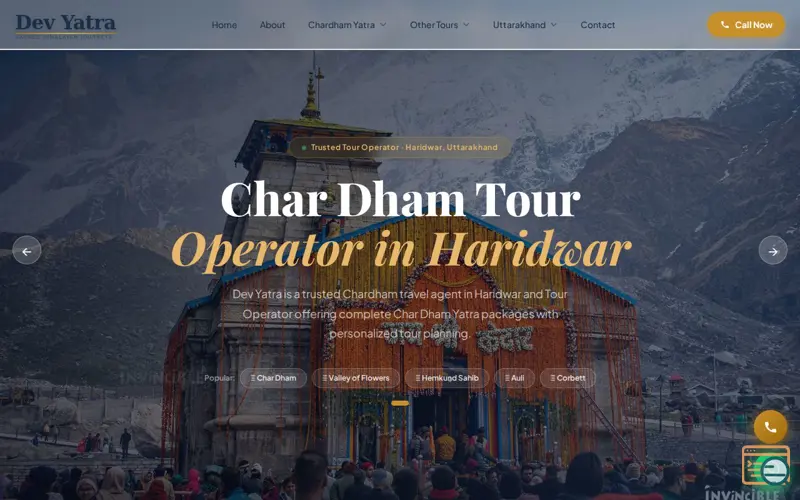 Screenshot of Dev Yatra