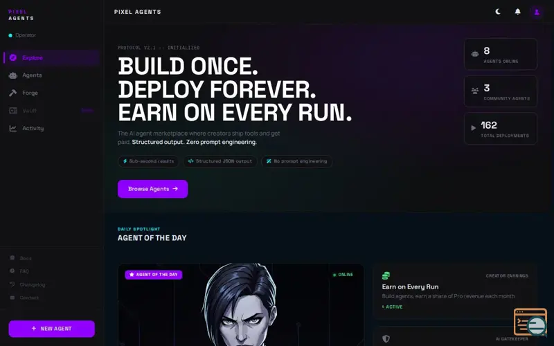 Screenshot of Pixel Agents