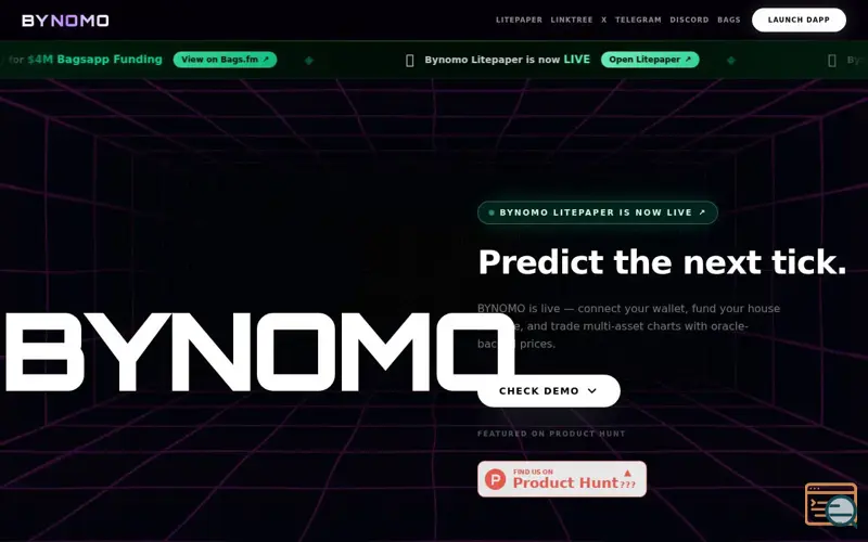 Screenshot of Bynomo
