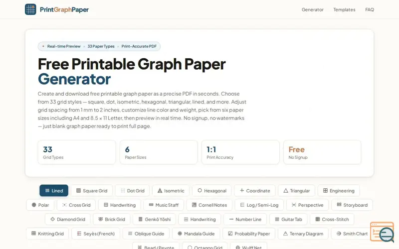 Screenshot of Download & Print PDF Instantly