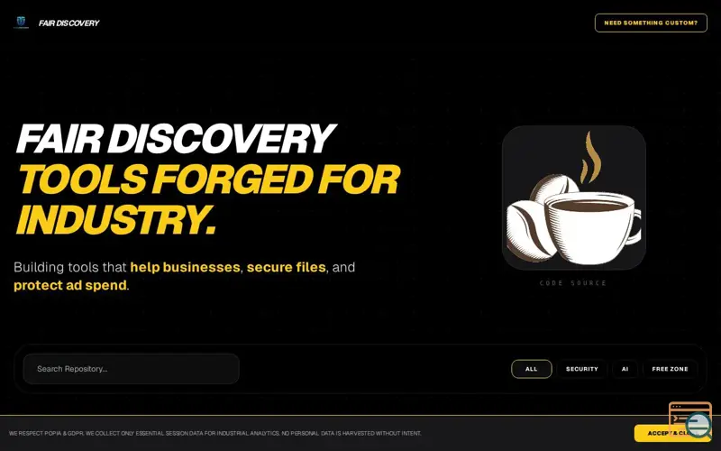Screenshot of Fair Discovery