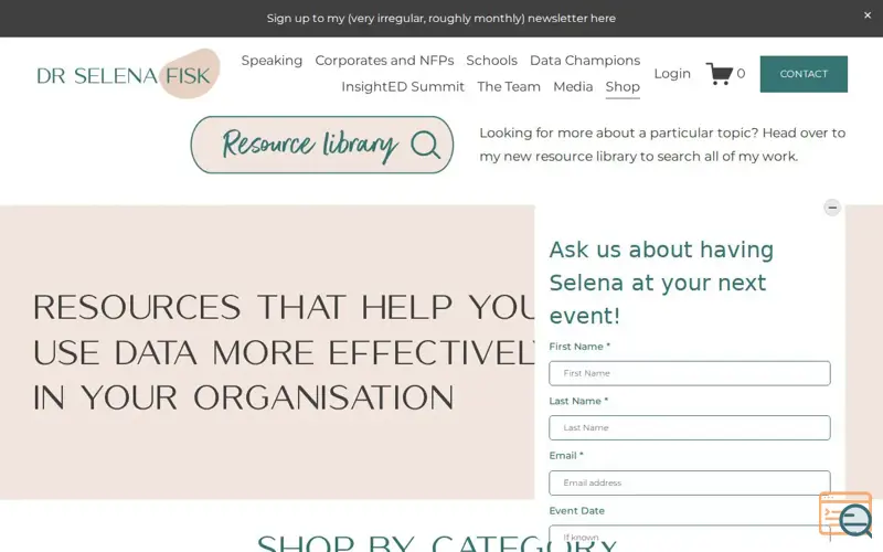 Screenshot of Selena Fisk