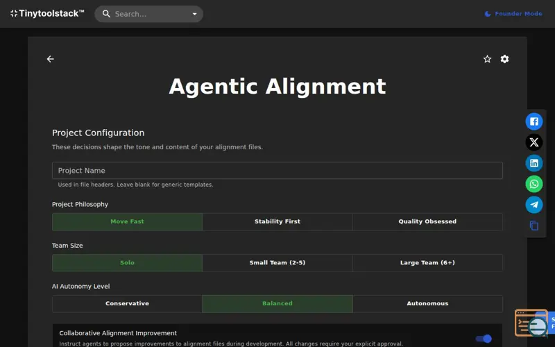 Screenshot of Agentic Alignment