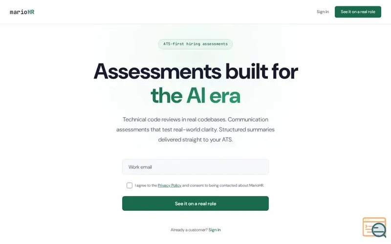 Screenshot of MarioHR