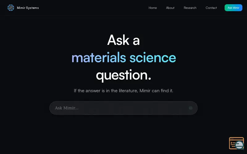 Screenshot of Mimir Systems