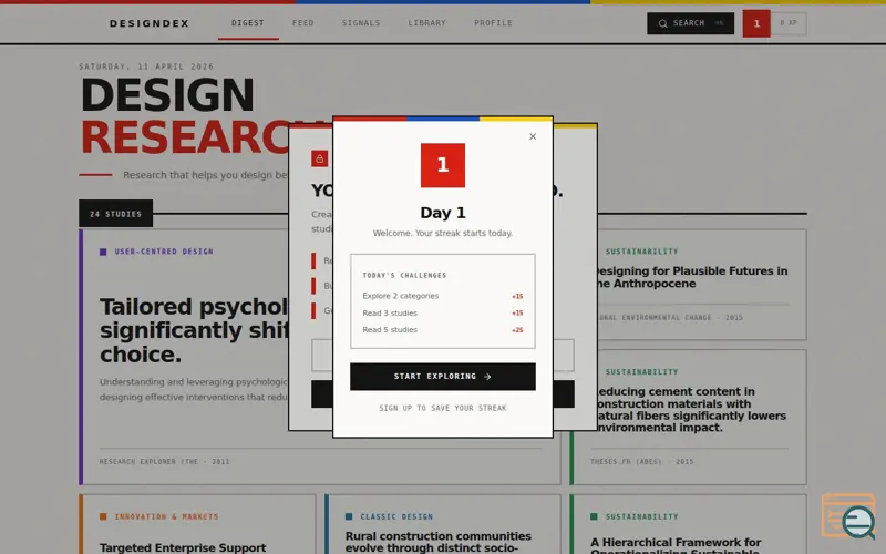 Screenshot of designdex.org