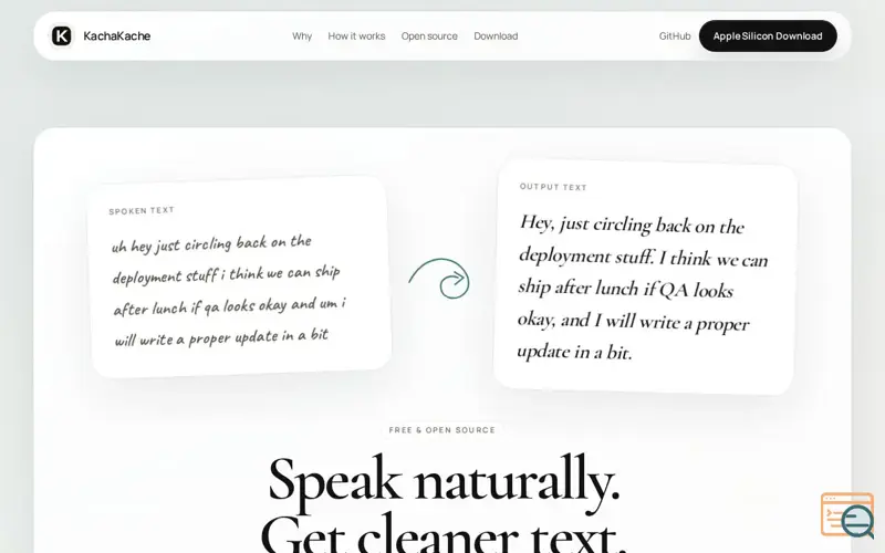 Screenshot of KachaKache