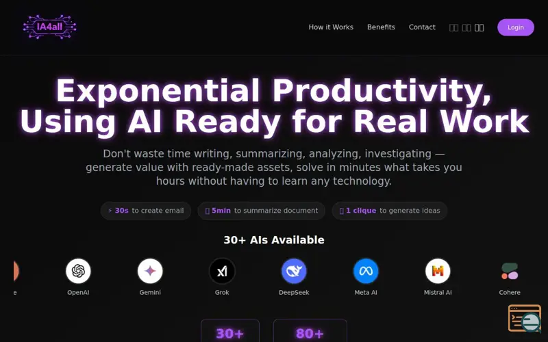 Screenshot of IA4all.tech