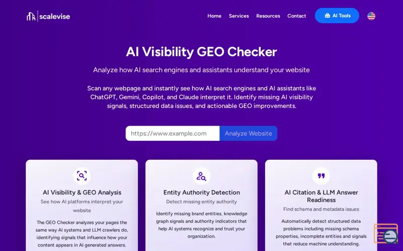 Screenshot of GEO Checker – AI Visibility AI Search