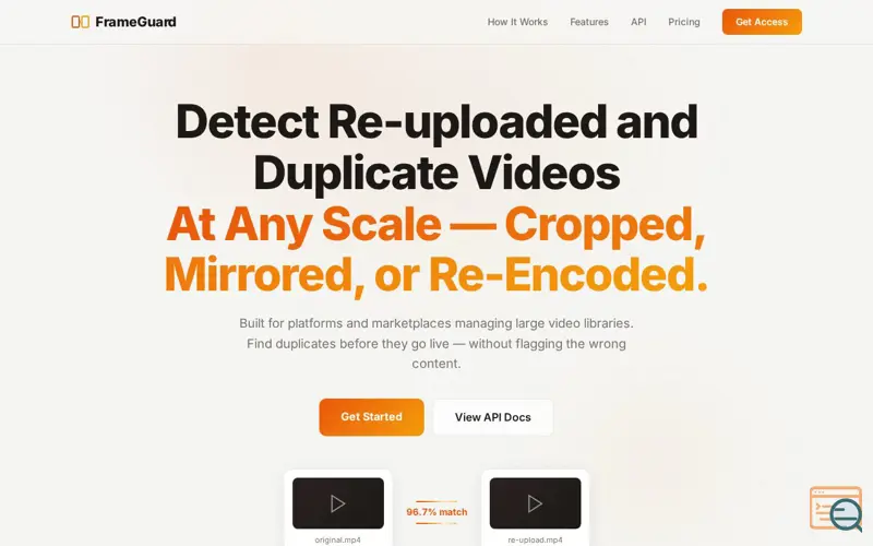 Screenshot of FrameGuard