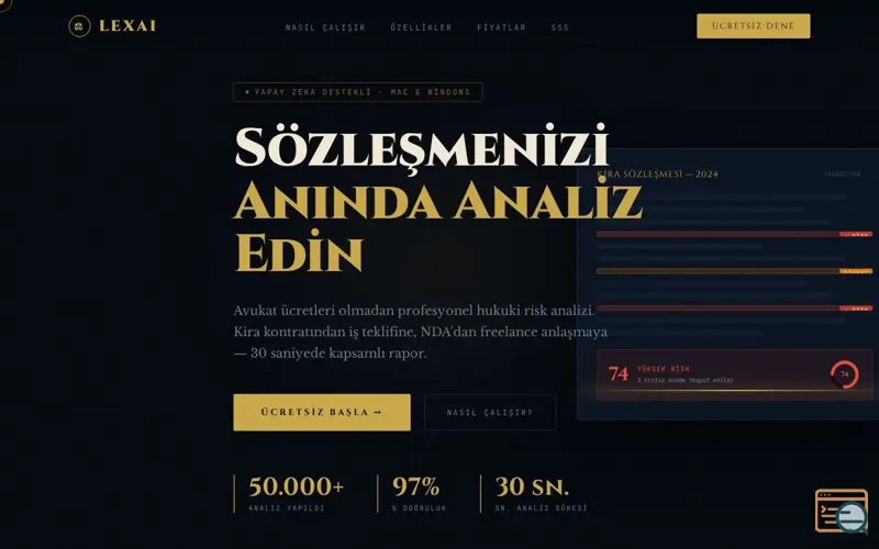 Screenshot of LexAı