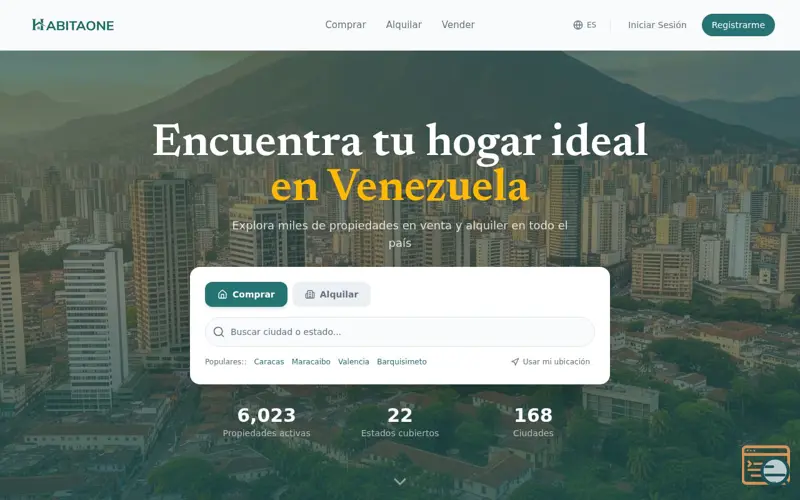 Screenshot of HabitaOne