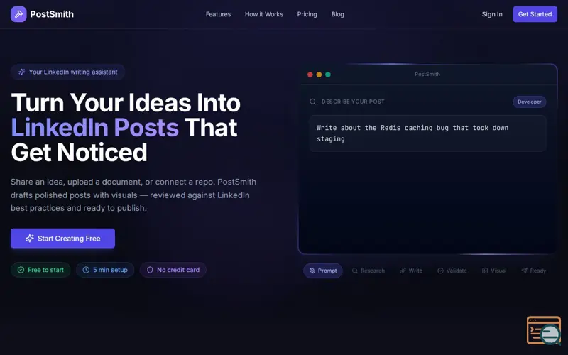 Screenshot of PostSmith