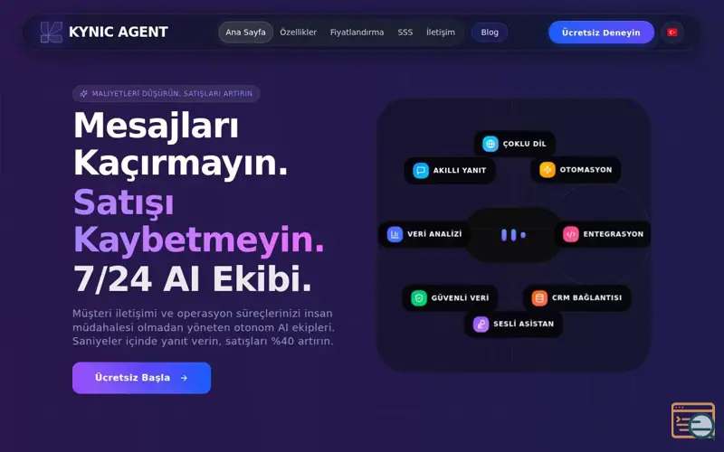 Screenshot of Kynic Agent