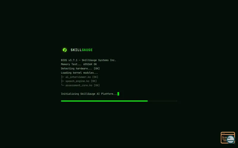 Screenshot of SkillGauge AI