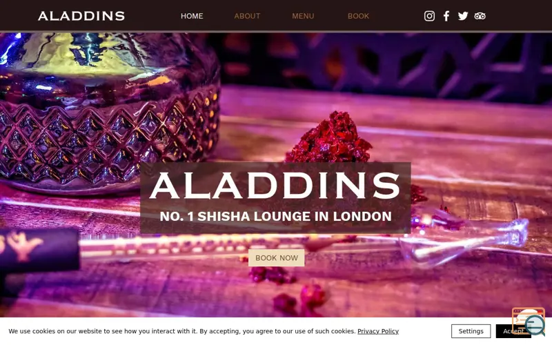 Screenshot of Aladdins