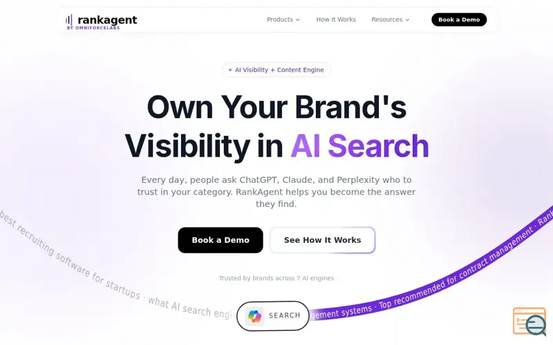 Screenshot of RankAgent