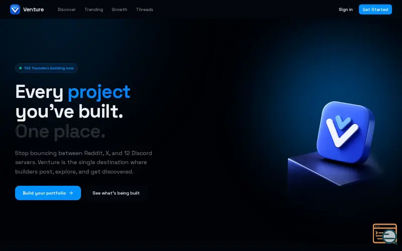 Screenshot of Venture