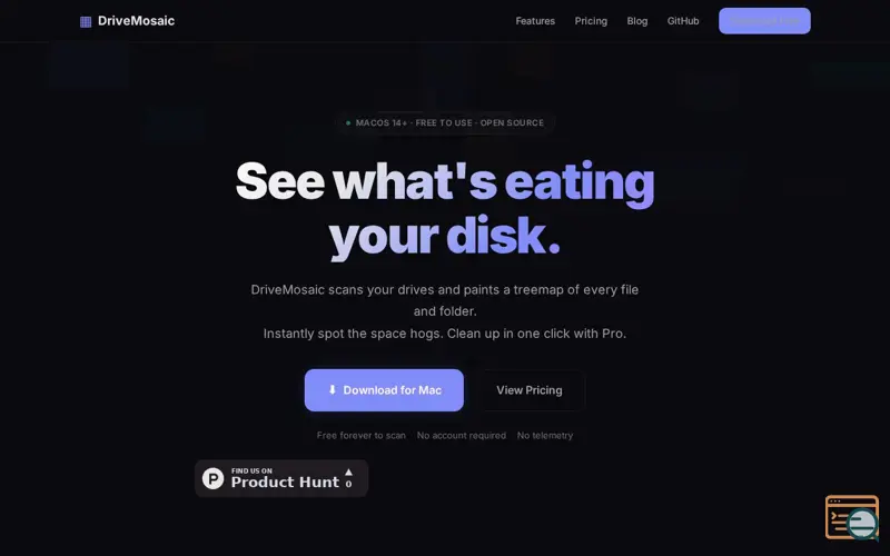 Screenshot of DriveMosaic