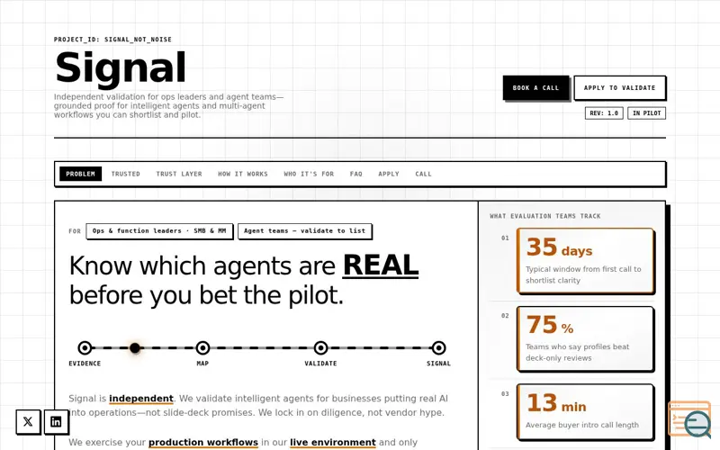 Screenshot of Signal