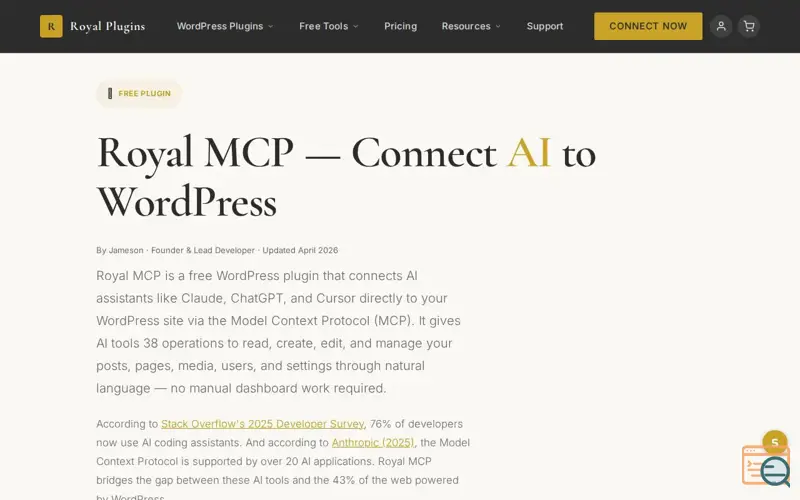 Screenshot of Royal MCP