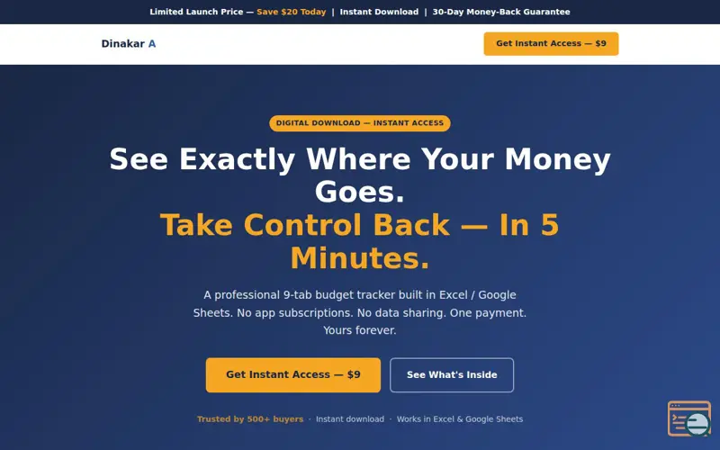 Screenshot of Budget Tracker: Take Control of Money