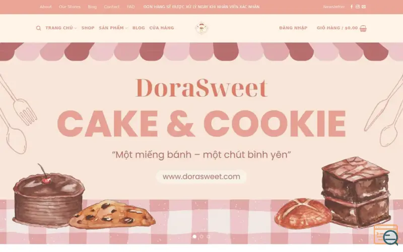 Screenshot of My Blog