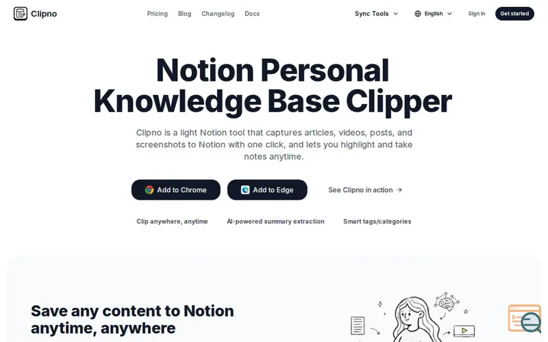 Screenshot of Clipno