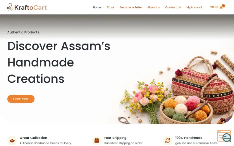 Screenshot of KraftoCart