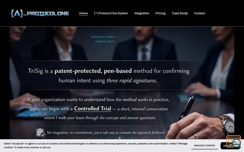 Screenshot of G.A.I.L. Global Ai identity layers